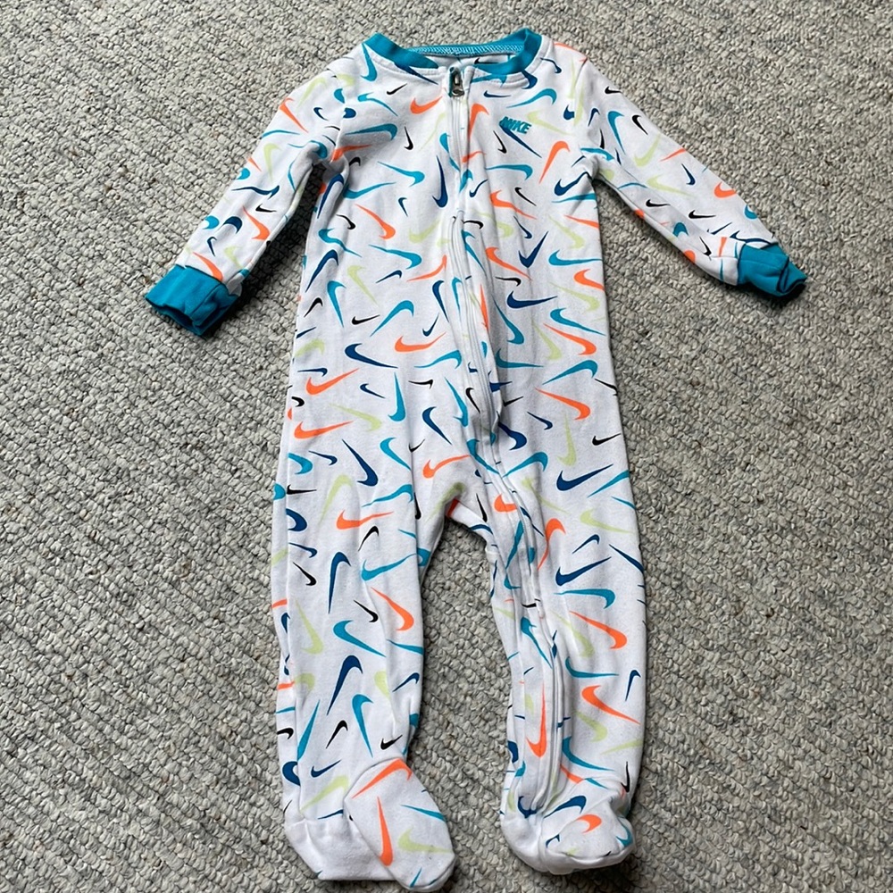 Nike baby pajamas.